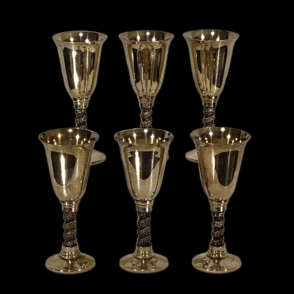 Lemsa E.P.B. 1. Made in Spain Appertif Goblets.